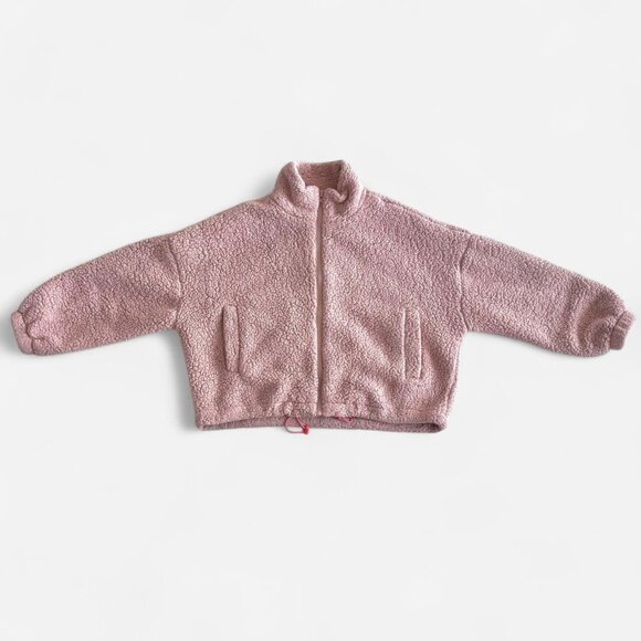 UO blush pink teddy jacket - Picture 1 of 6